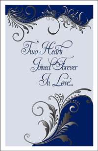 Wedding Program Cover Template 8C - Graphic 2